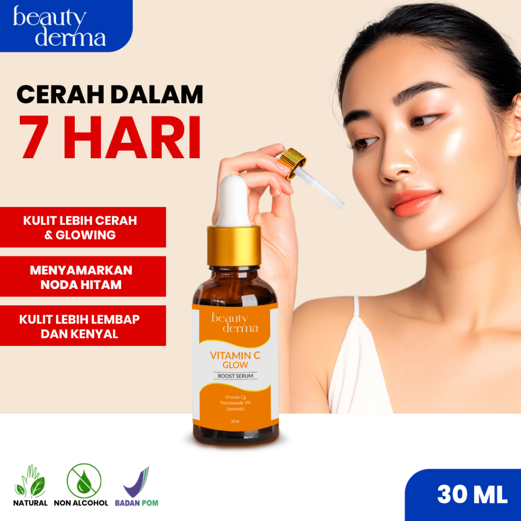 Beauty Derma Vitamin C Glow Boost Serum – Vitamin Cg Niacinamide Brightening