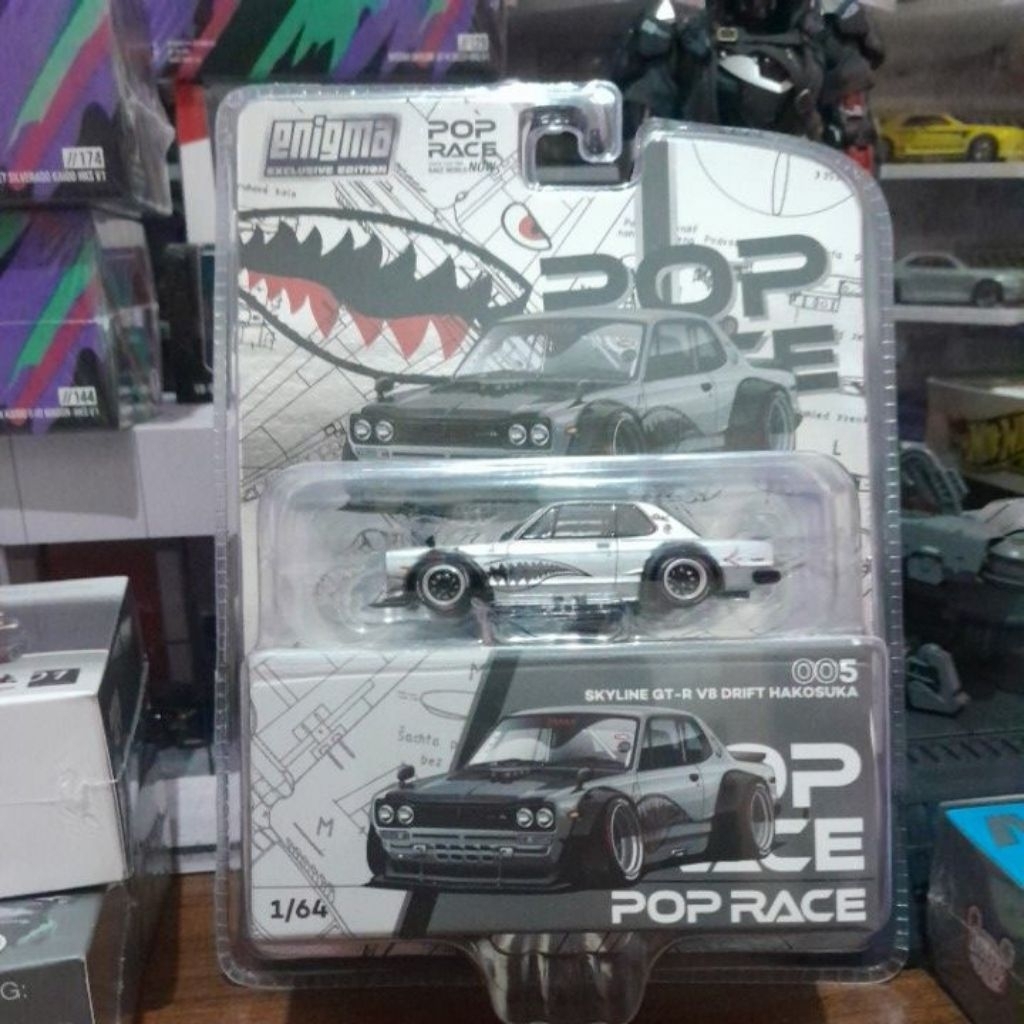 POP RACE SKYLINE GT-R V8 DRIFT HAKOSUKA