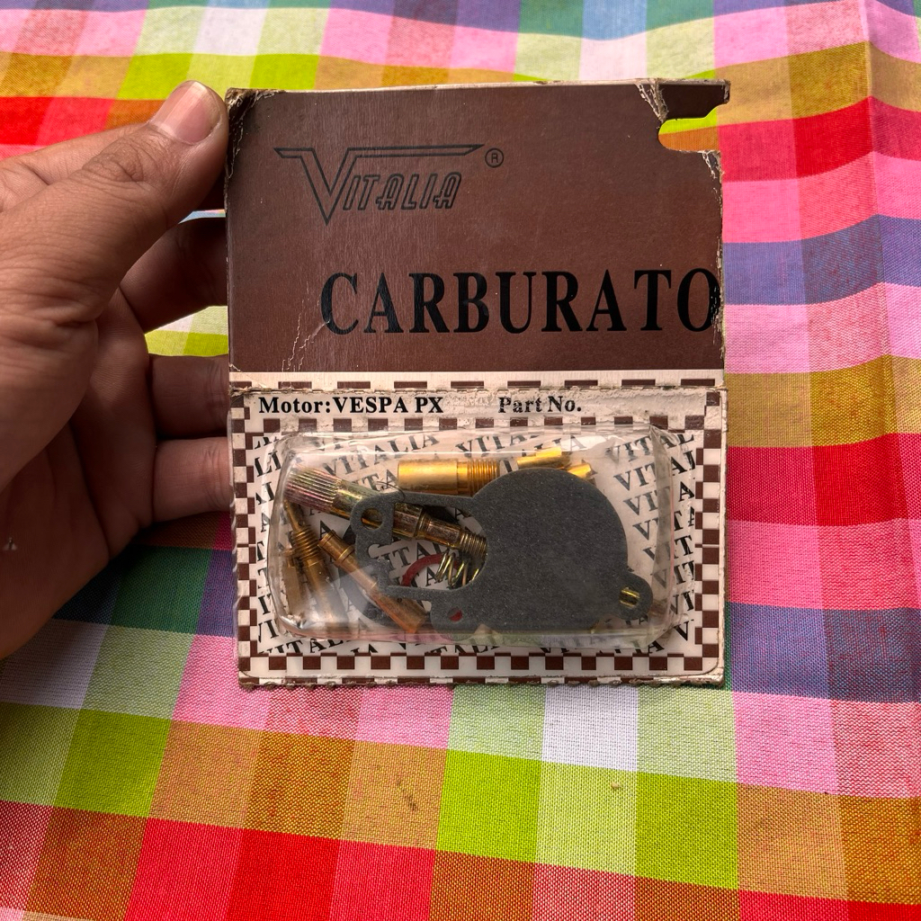REPAIRKIT KARBULATOR SPUYER SET VESPA PX VITALIA NoS