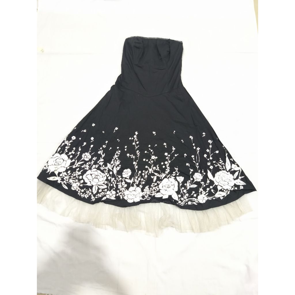 Dress Kemben Dinner Hitam