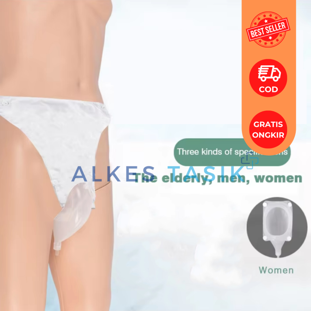 Celana Kateter Urine / Alat Bantu Kencing Urinal Bag Wanita / JND-TD02 / Sheng Bang
