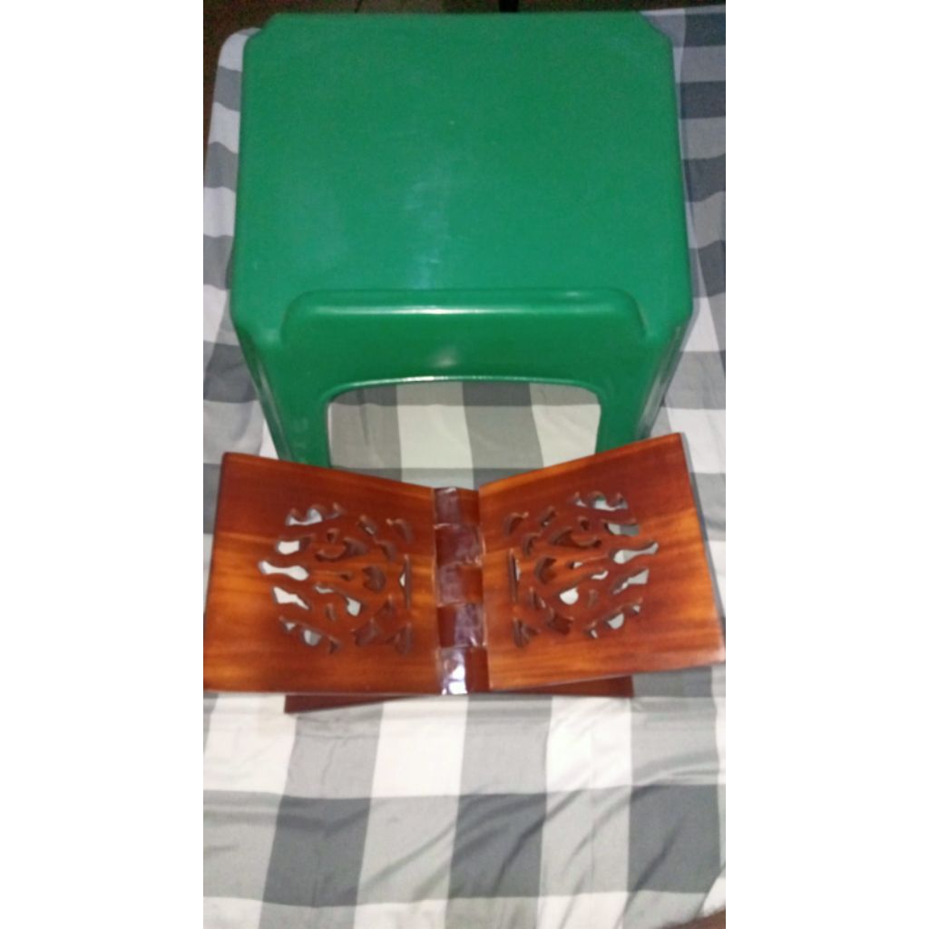 Meja Ngaji Lipat Kayu & Meja ngaji plastik