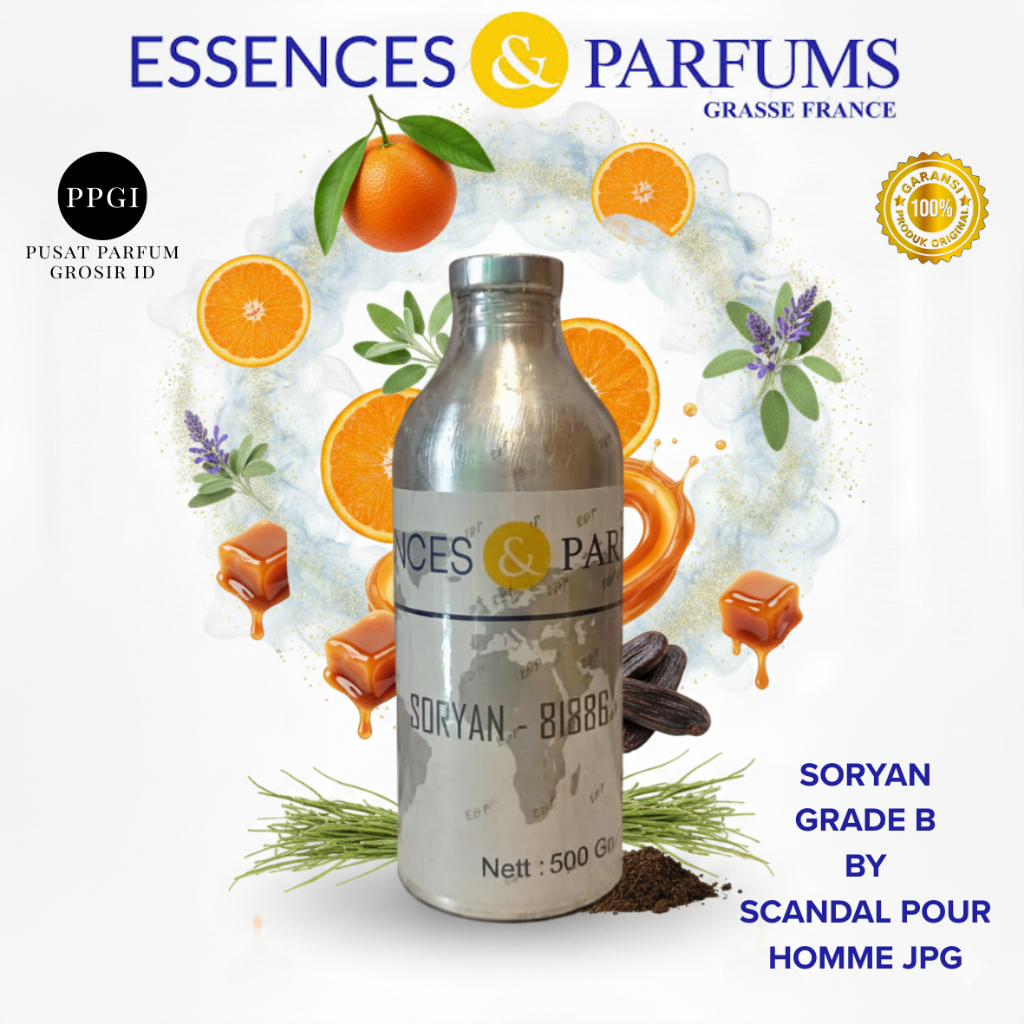 BIBIT PARFUM SORYAN INSPIRED BY SKANDAL  POOUR HOMME J.P.G GRADE B - BY ESSENCES & PARFUMS 100% MURN