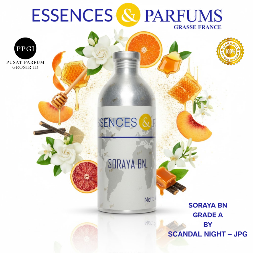 BIBIT PARFUM SORAYA BN INSPIRED BY SKANDAL BYNIGHT J.P.G. GRADE A - BY ESSENCES & PARFUMS 100% MURNI