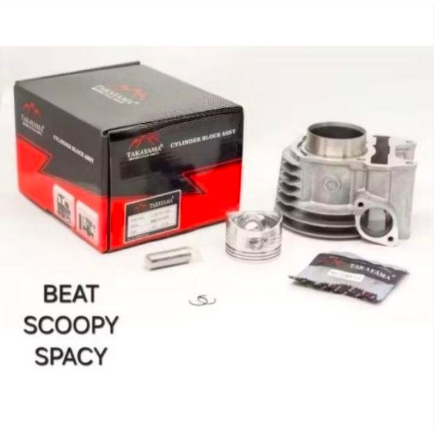 Blok Assy Beat Scoopy Spacy Lama Karbu BARU Asli Takayama