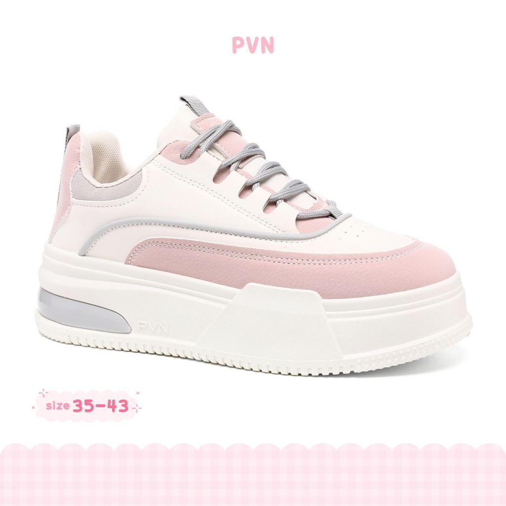 PVN Jeno Sepatu Sneakers Wanita Kasual Sport Shoes Pink Grey Blue 438