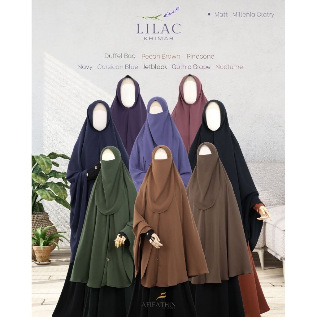 Lilac Khimar by Afifathin