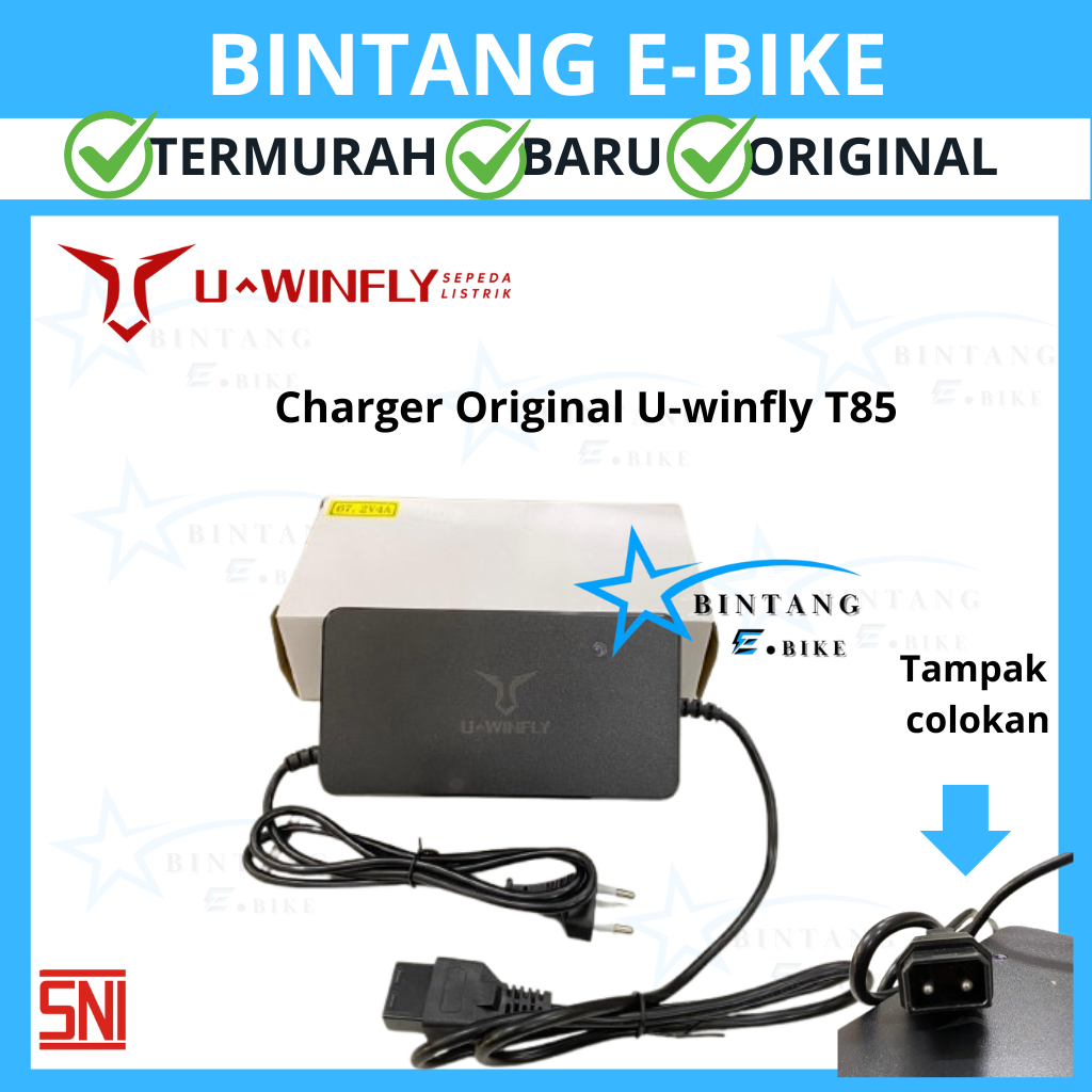 Charger Sepeda Motor Listrik Uwinfly T85 Original