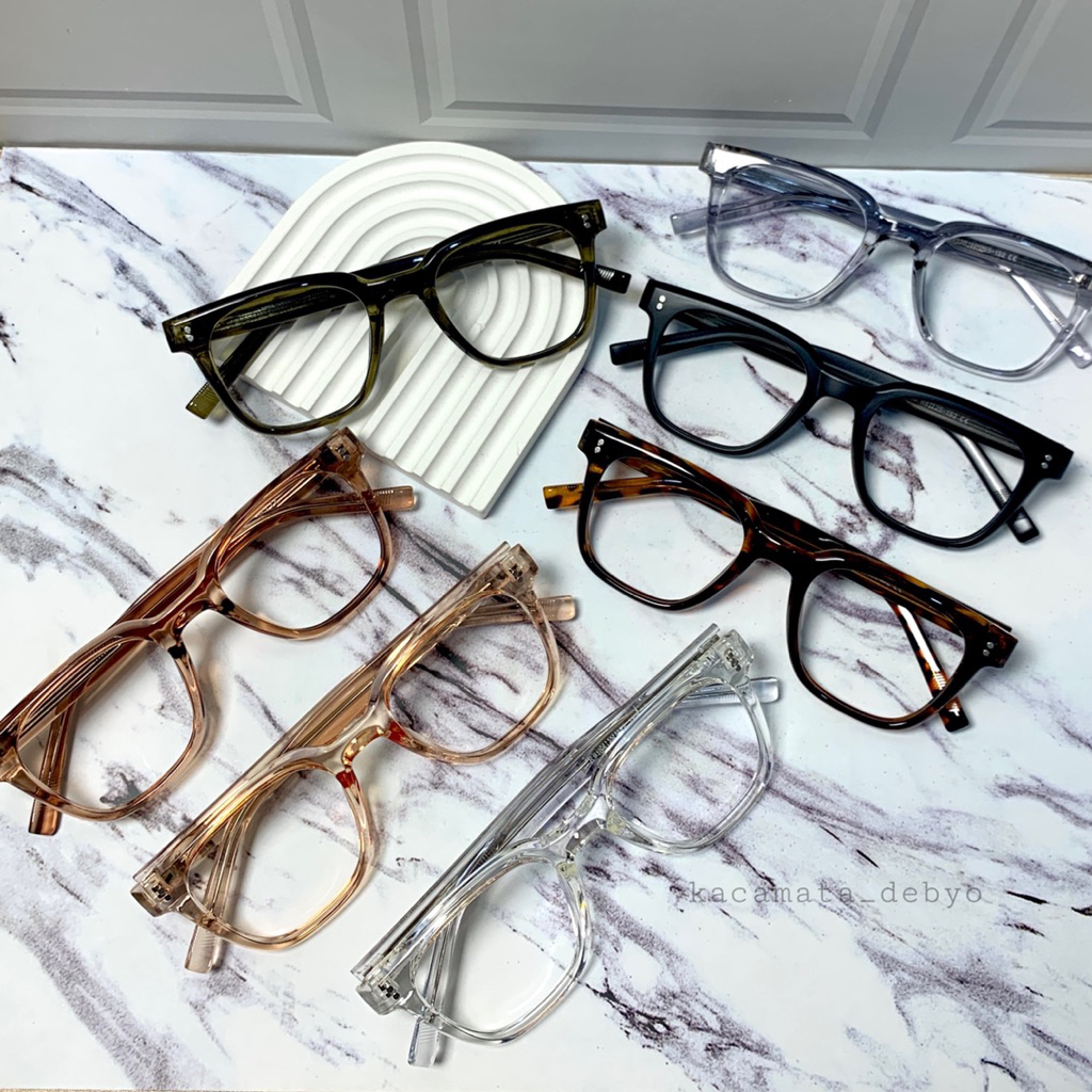 Frame K9136/Kacamata Kotak/Kacamata Cewek Cowok/Kacamata Minus/Frame Kotak