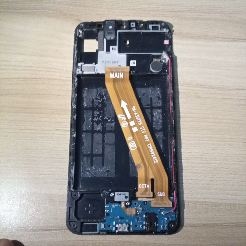 FRAME LCD - TATAKAN LCD SAMSUNG A30S ORI COPOTAN