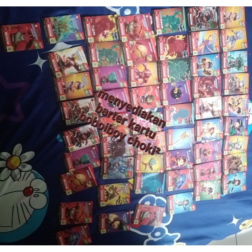 Kartu boboiboy galaxy versi choki-choki