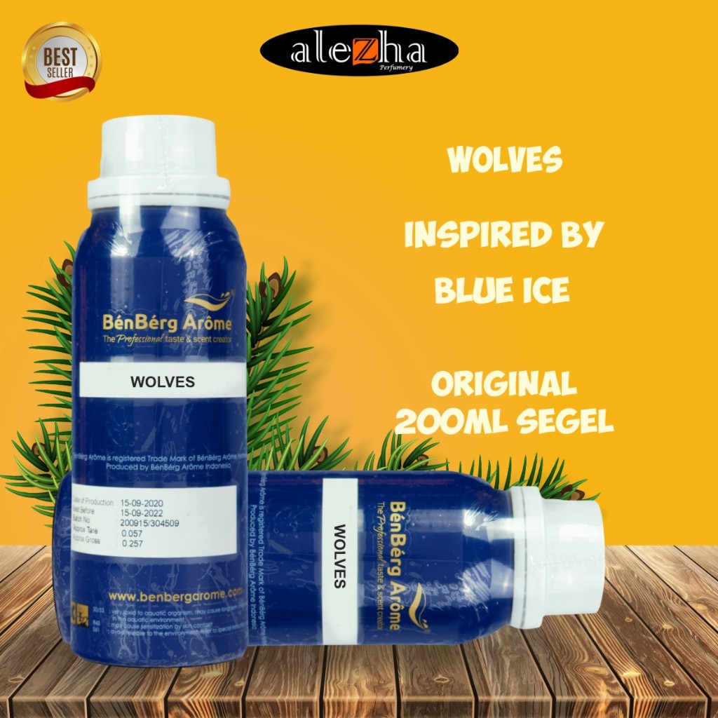 BIBIT PARFUM MURNI WOLVES / BLUE ICE (BENBERG AROME) 200ML SEGEL