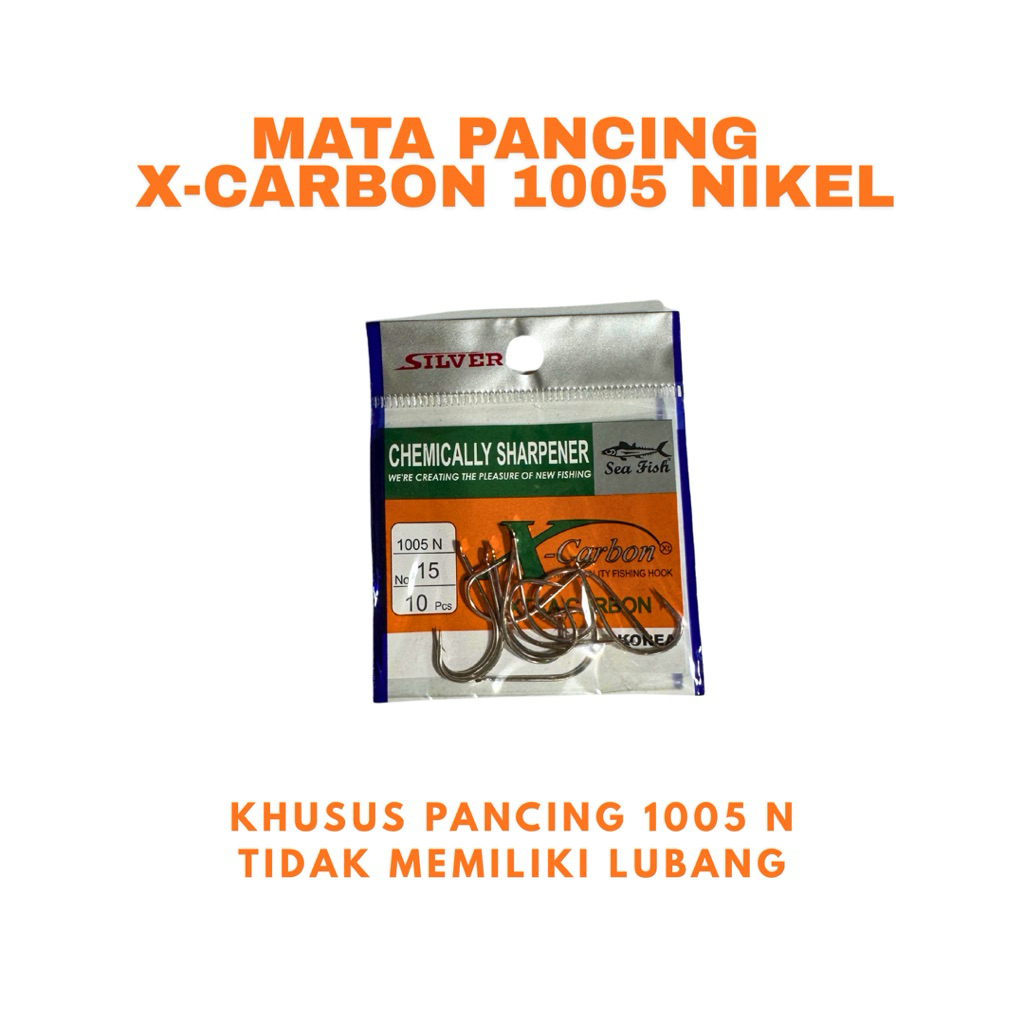 Mata Kail Pancing X-Carbon  1005 Nikel