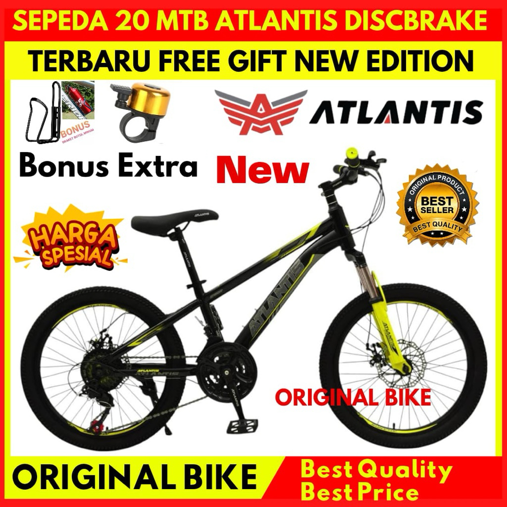 Sepeda Gunung Anak 20 MTB ATLANTIS Rem Cakram 21 Speed