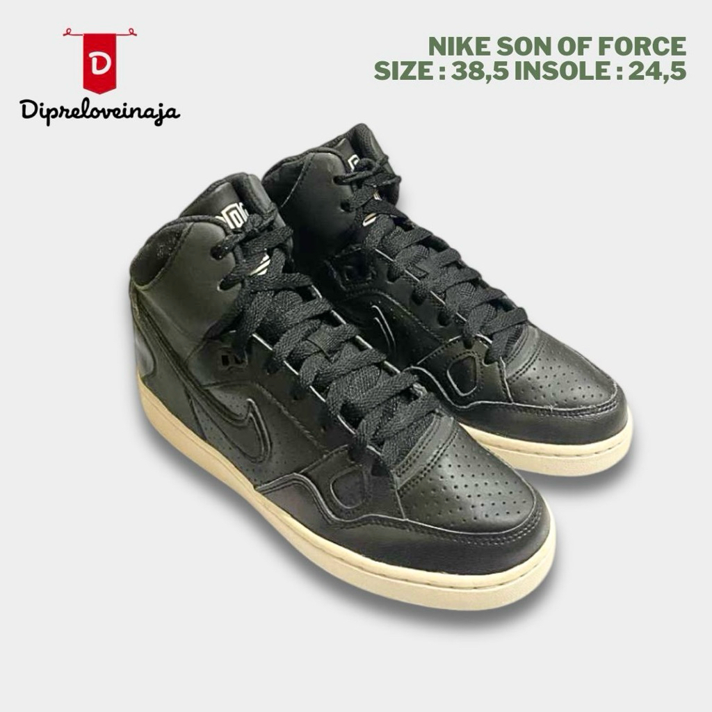 NIKE SON OF FORCE BLACK PRELOVED