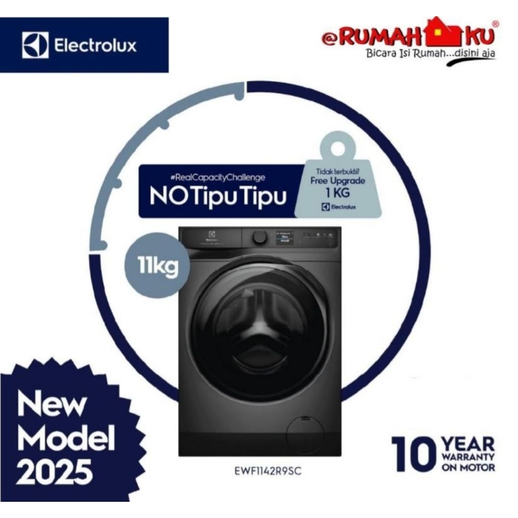 ELECTROLUX MESIN CUCI EWF1142R9SC FRONT LOADING // EWF 1142 R9SC