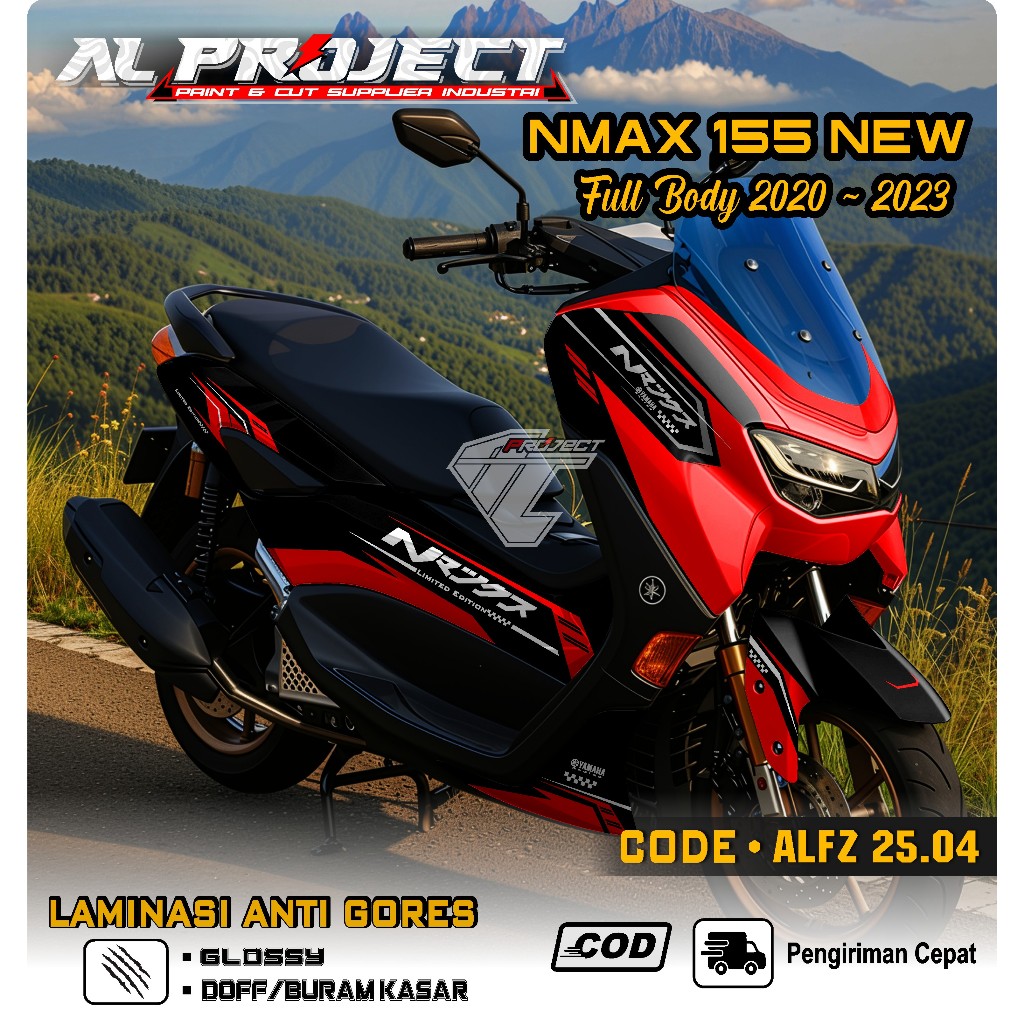 (COD) TERBARU Decal Sticker Nmax New Full body 2022 Free Sticker - Aksesoris Sticker Decal Nmax New 