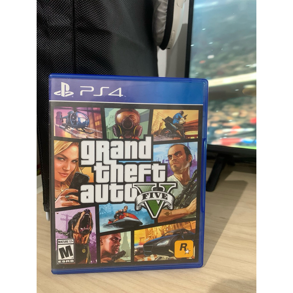 Kaset Bd Gta V PS4 + Map