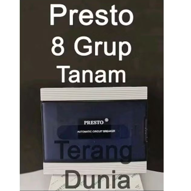 Box MCB Presto Inbow 8 Grup Box MCB tanam 8 Grup Box MCB 8 Grup Presto Box 8 Group Box MCB 8grup
