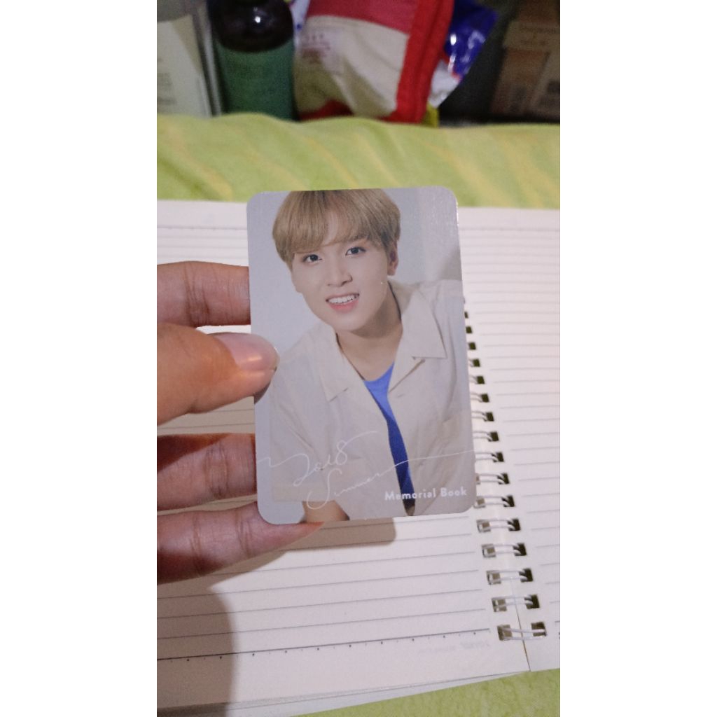 HAECHAN NCT 127 SPECIAL ONE DAY MEMORIAL BOOK PHOTOCARD PC