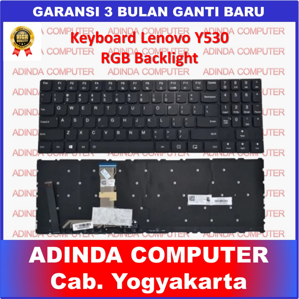 Keyboard Lenovo Legion Y530 Y530-15 Y530-15ICH Y530-15ICH-1060 Y530P Y7000P RGB Backlight