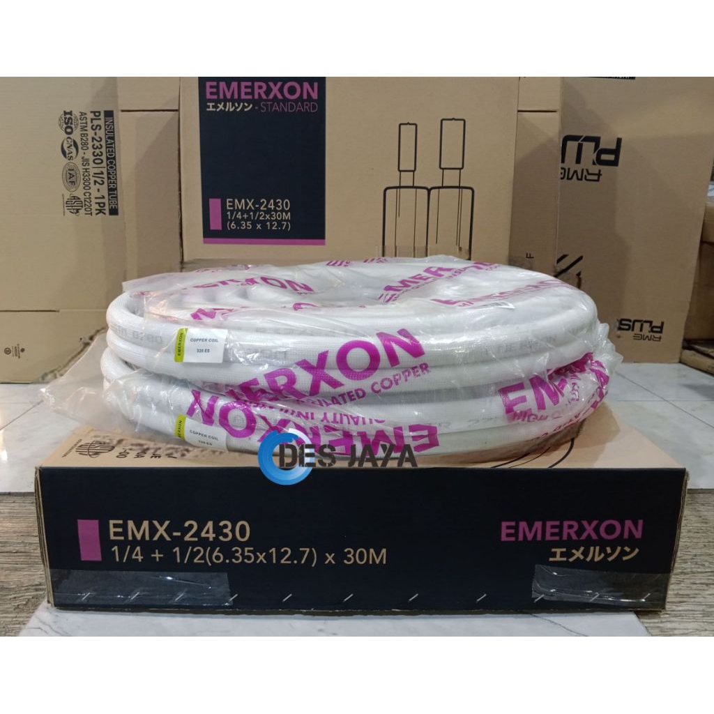 PIPA AC EMERXON STANDAR 1,5PK - 2PK / PIPA AC (1/4 X 1/2) PER ROLL