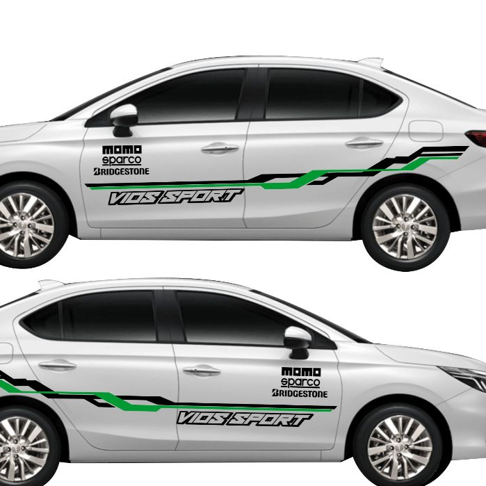 Sticker mobil sedan vioz sticker mobil sedan