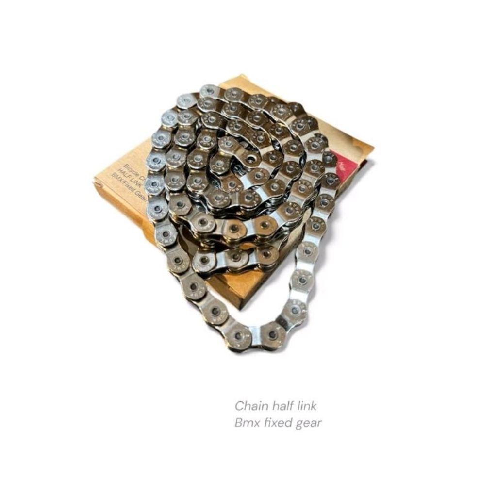 rantai sepeda Chain Halflink Bmx rante fixie Gold silver
