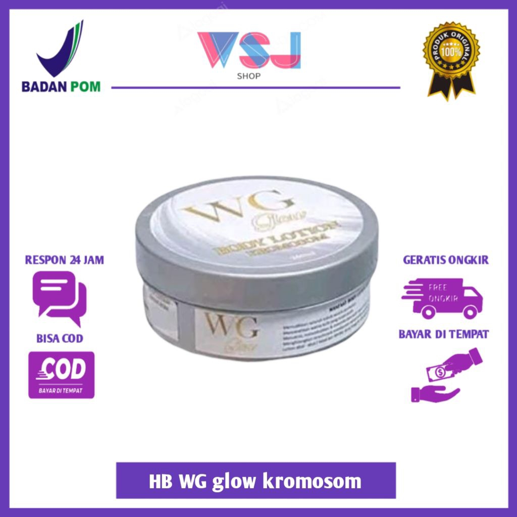Handbody lotion WG Glow cromosom BPOM Original