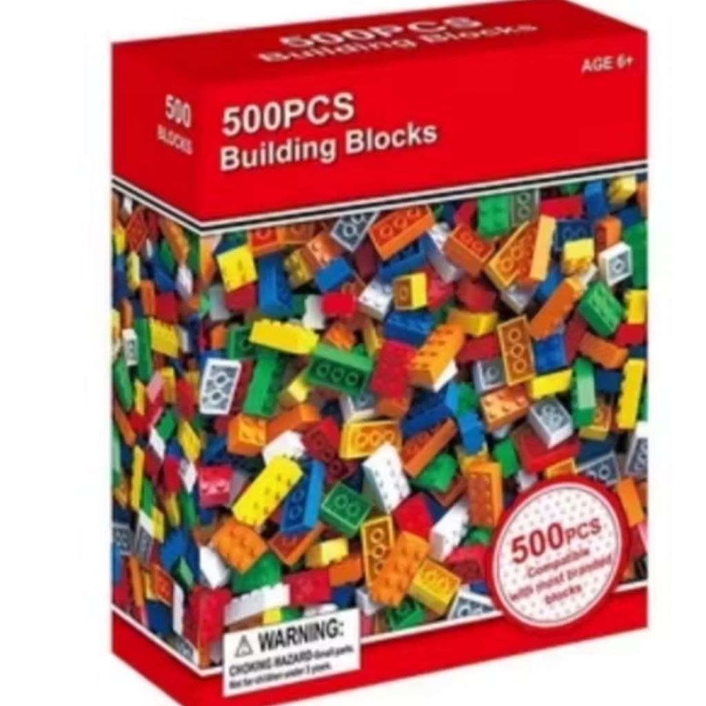 Building Block isi 500 pcs Mainan Edukasi Anak Brick Kecil Mainan Lego