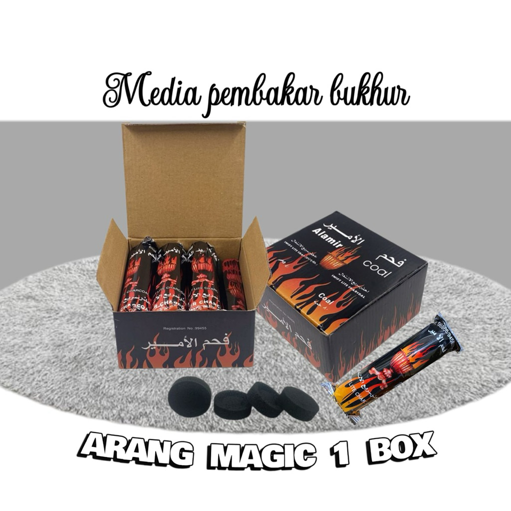 KHUSUS ARANG SAJA 1 kotak arang bukhur awet tahan lama