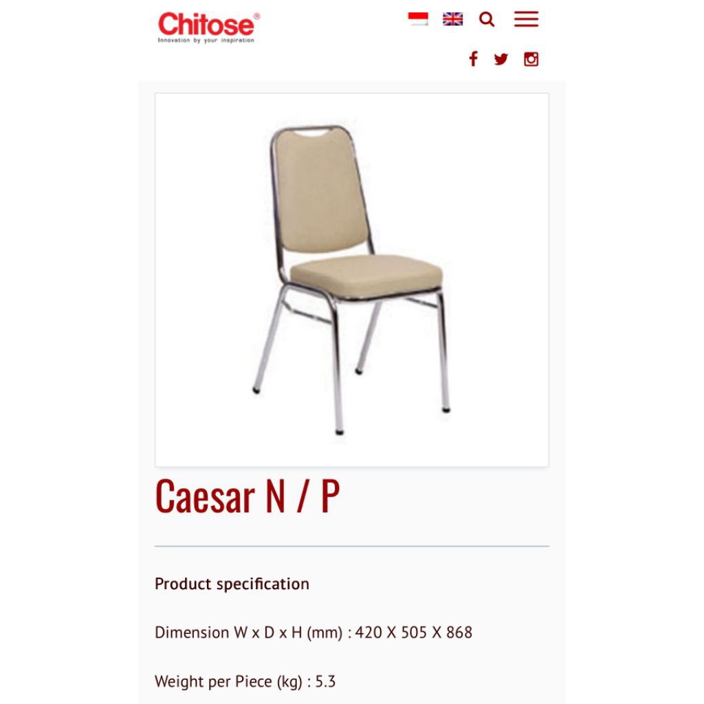 Kursi kantor Chitose