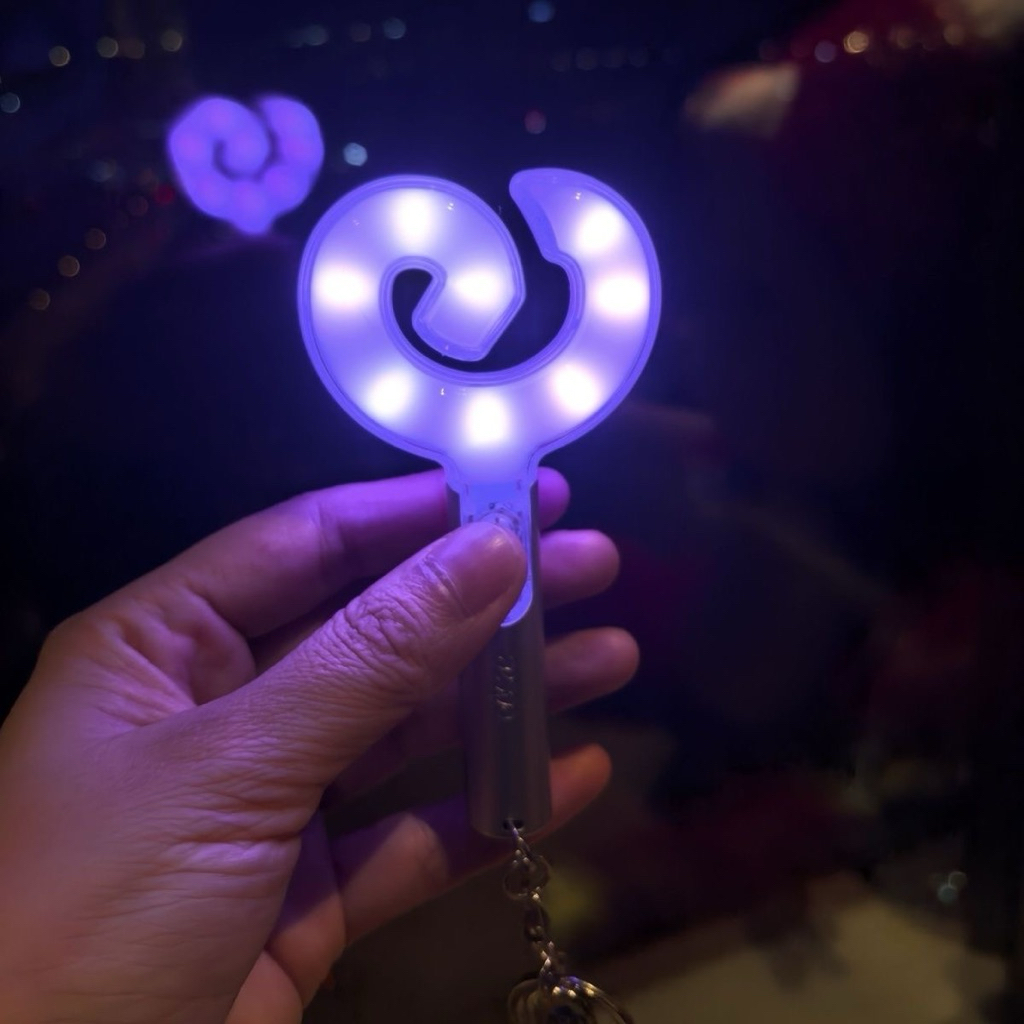 Aespa Mini Lightstick Keyring Unofficial Yebong Karina Giselle Winter Ningning Keychain Gantungan Ku