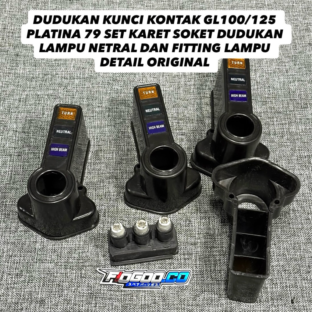COVER KUNCI KONTAK UNTUK SPIDO GL100/125 79 DETAIL ORIGINAL DUDUKAN KONTAK GL100 COVER KUNCI KONTAK 