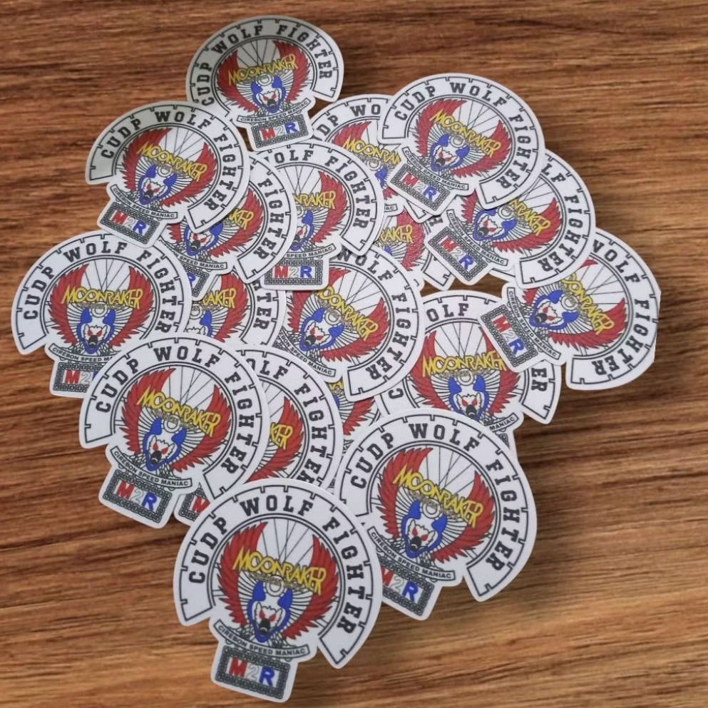 STIKER CLUB MOTOR MOONRAKER TERMURAH 10RB 4PCS