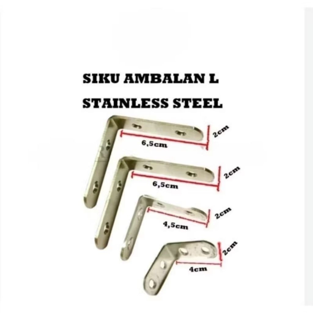 Siku Ambalan L 4,5cm Siku L Lemari