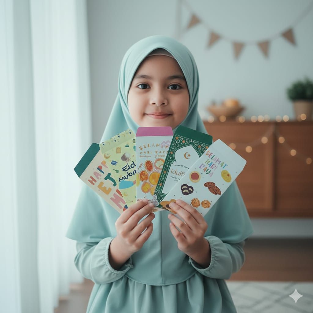 [ isi 50 ] AMPLOP ANGPAO LEBARAN MURAH/AMPLOP LEBARAN PANJANG/AMPLOP LEBARAN AESTHETIC