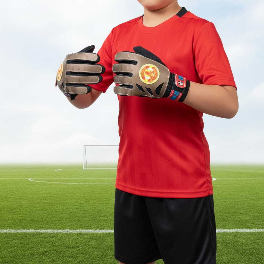 MASTURE Sarung Tangan Kiper Anak-Anak/ Gloves Kiper Anak Tidak Lengket