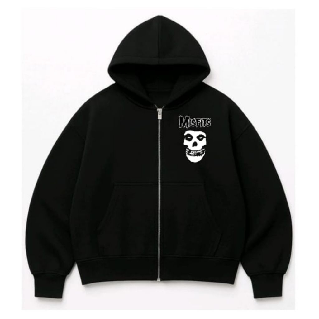 Hoodie zipper oversize misfits