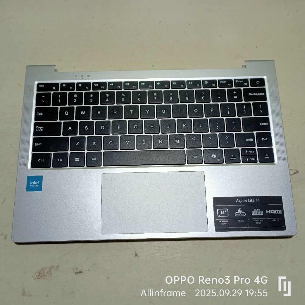 Frame + Keyboard laptop Acer Aspire Lite 14 AL14-31P ORIGINAL NORMAL