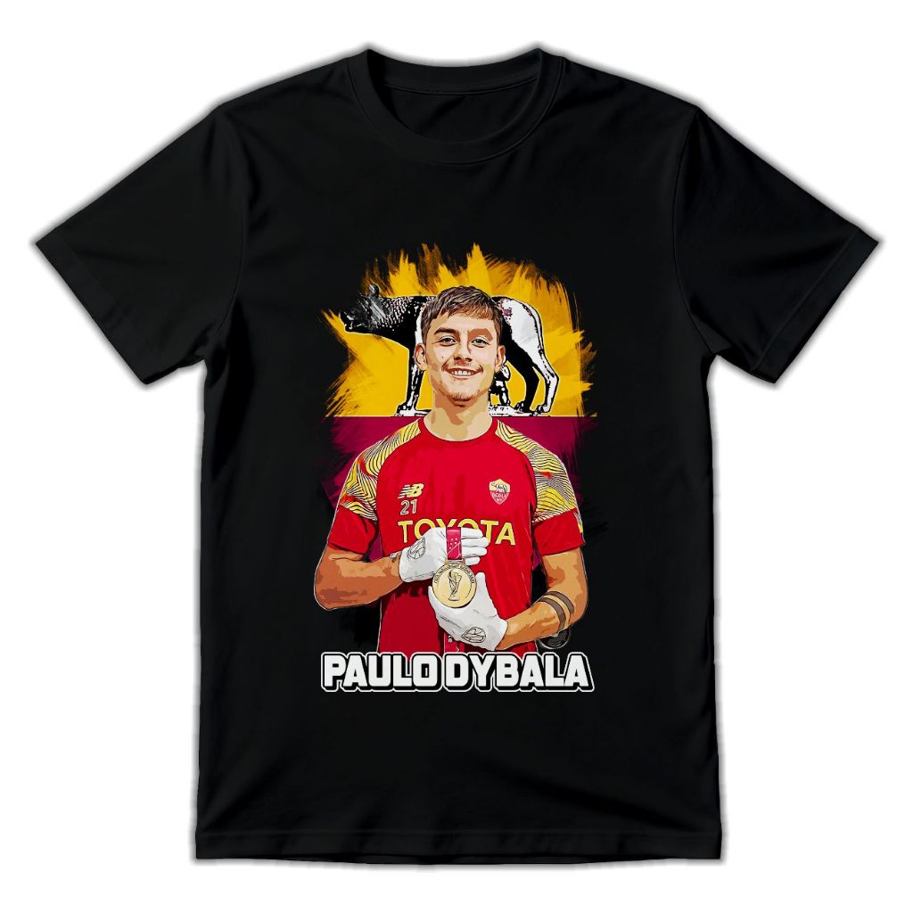 KAOS PAULO DYBALA AS ROMA || Combad 24s 30s || Unisex