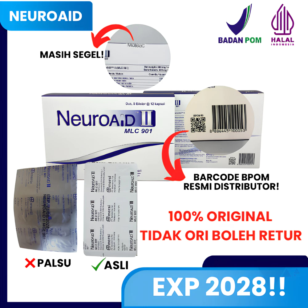 NeuroAid II MLC 901 60 Vagecaps Perbox Original