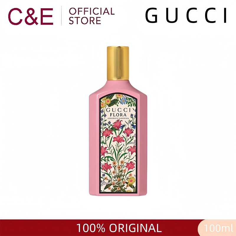 100% Original/Gucci Flora Gorgeous Cardenia Pink FLOWER NEW Eau De Parfum EDP 100ML