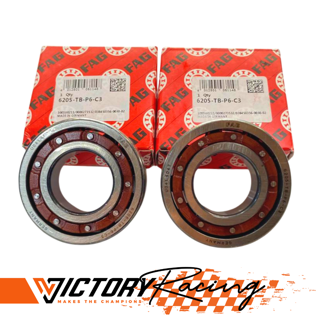 Laher Bearing Kruk As FAG TBP63 C3 6205 6304 High Speed Full Keramik