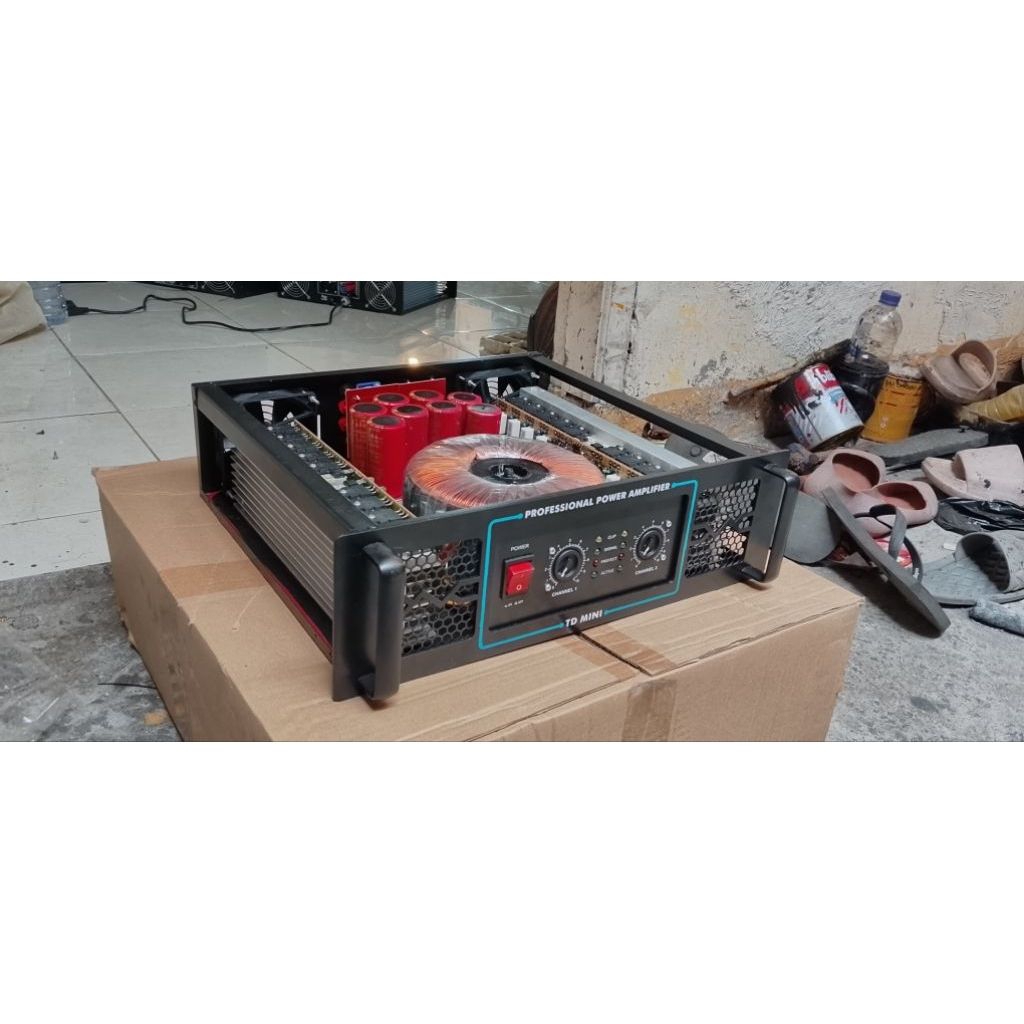 Power Amplifier 15amper ct45 toroid 2u