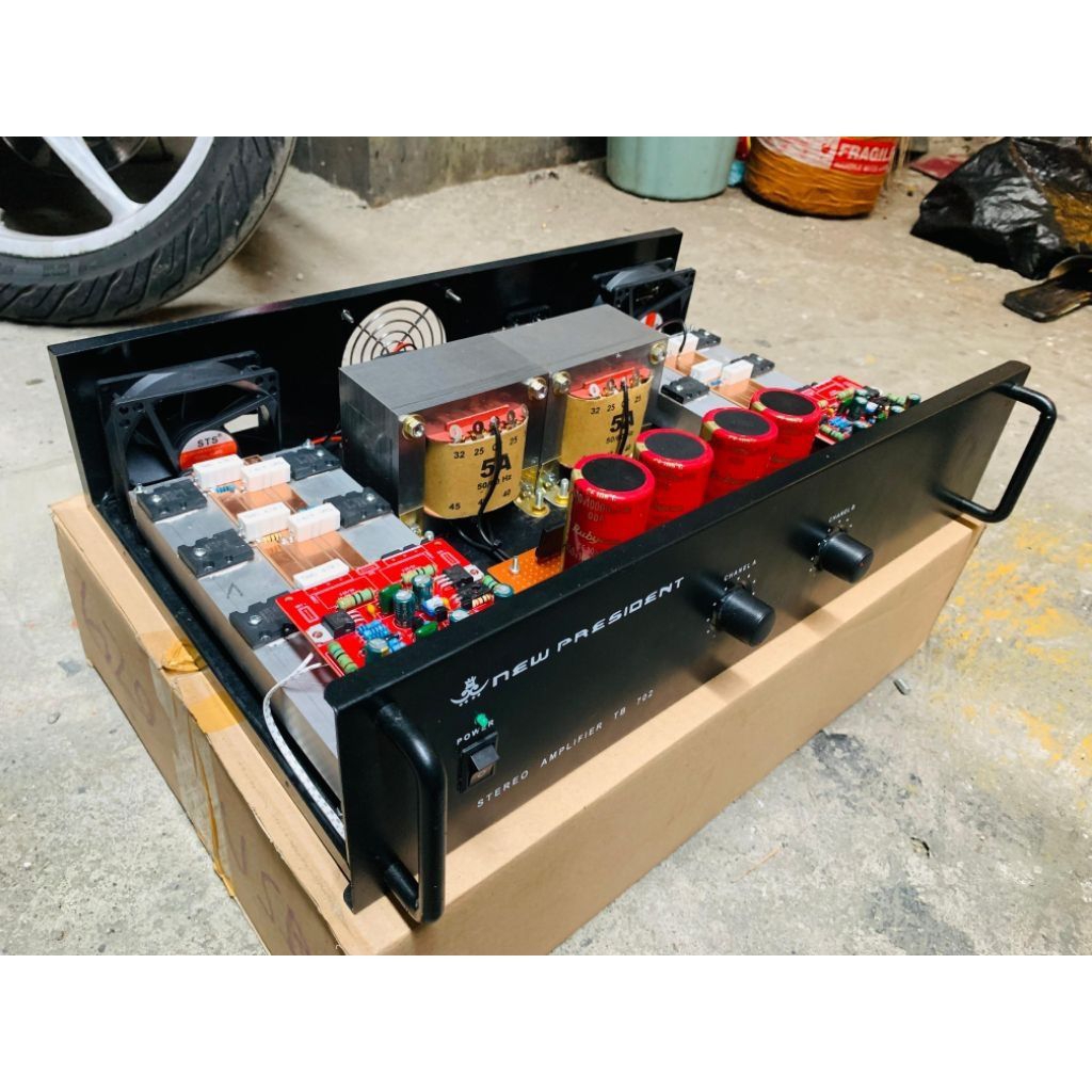 Power Amplifier 5amper ct45 dobel trafo