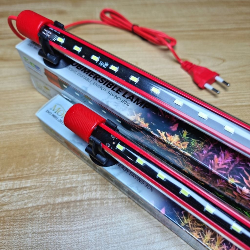 lampu celup aquarium led 60 cm