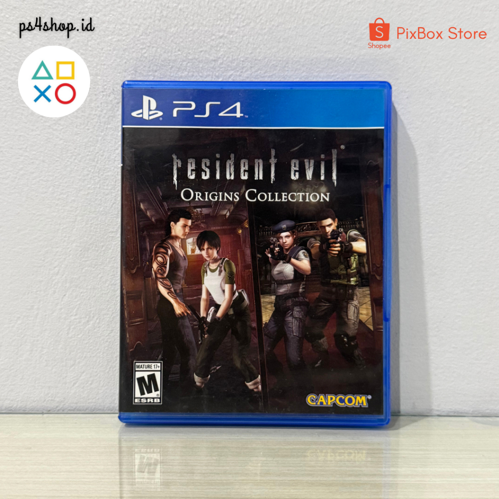 BD Kaset PS4 Resident Evil Origins Collection Second Bekas Ori | Game Horror Survival Resident Evil 