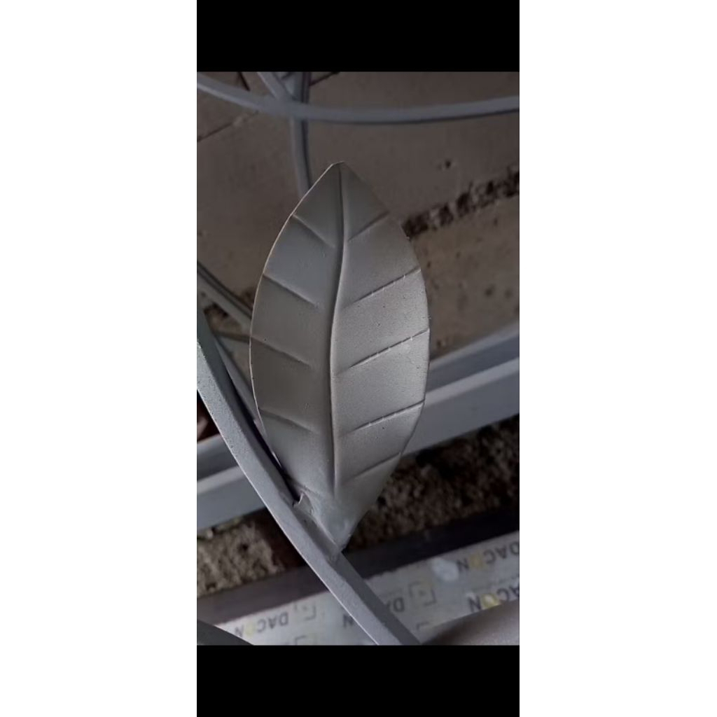 ORNAMEN DAUN NANGKA 13X5 CM , ORNAMEN PINTU PAGAR BESI ORNAMEN PAGAR BESI