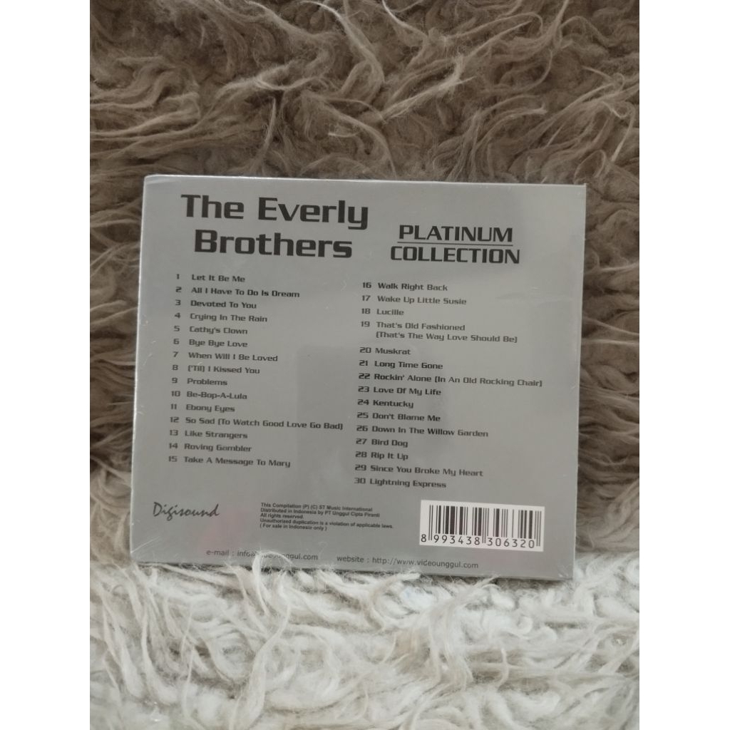 the everly brothers  platinum collection kaset cd